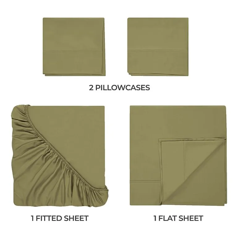SUPERIOR® Egyptian Cotton Durable Soft 400tc Deep Pocket Sheet Set