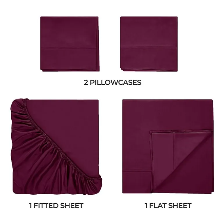 SUPERIOR® Egyptian Cotton Durable Soft 400tc Deep Pocket Sheet Set