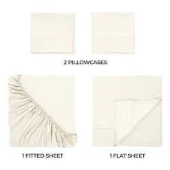 SUPERIOR® Egyptian Cotton Durable Soft 400tc Deep Pocket Sheet Set
