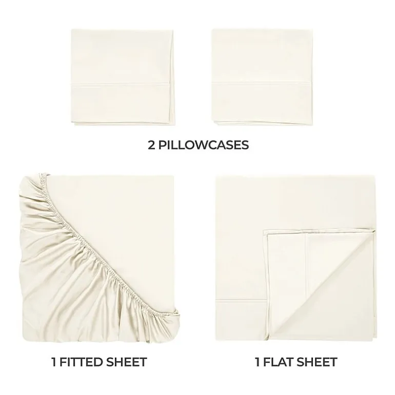 SUPERIOR® Egyptian Cotton Durable Soft 400tc Deep Pocket Sheet Set