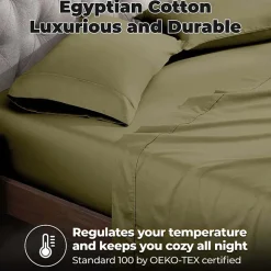 SUPERIOR® Egyptian Cotton Durable Soft 400tc Deep Pocket Sheet Set