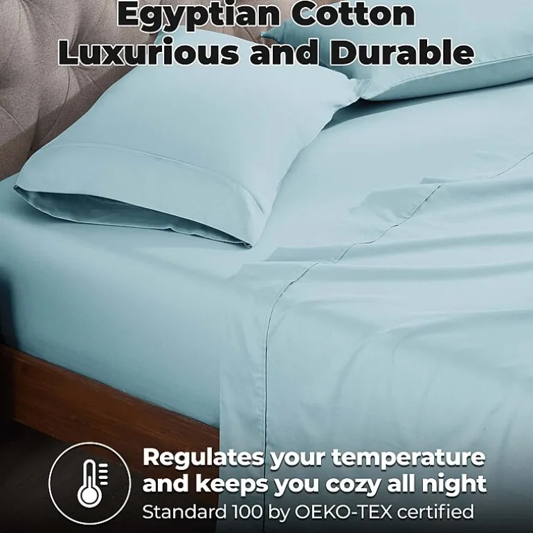SUPERIOR® Egyptian Cotton Durable Soft 400tc Deep Pocket Sheet Set