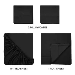 SUPERIOR® Egyptian Cotton Durable Soft 400tc Deep Pocket Sheet Set