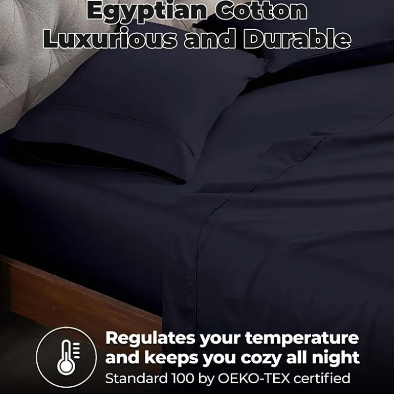 SUPERIOR® Egyptian Cotton Durable Soft 400tc Deep Pocket Sheet Set
