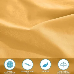 SUPERIOR® Egyptian Cotton Durable Soft 400tc Deep Pocket Sheet Set