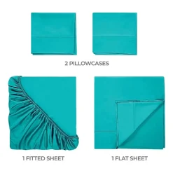 SUPERIOR® Egyptian Cotton Durable Soft 400tc Deep Pocket Sheet Set