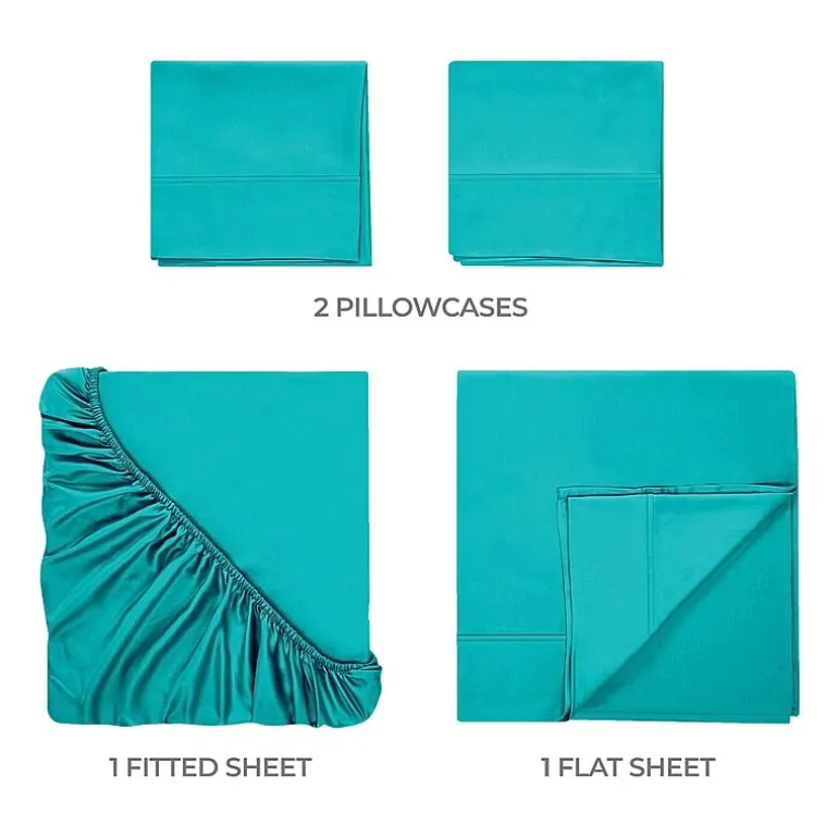 SUPERIOR® Egyptian Cotton Durable Soft 400tc Deep Pocket Sheet Set