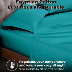 SUPERIOR® Egyptian Cotton Durable Soft 400tc Deep Pocket Sheet Set