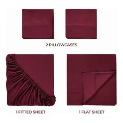 SUPERIOR® Egyptian Cotton Luxury Sateen 700tc Deep Pocket Sheet Set