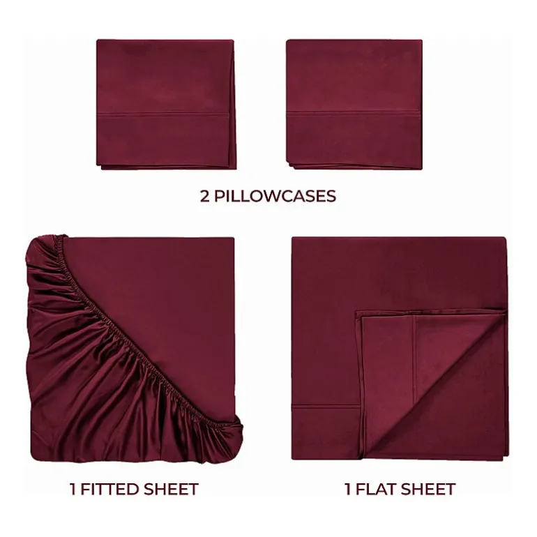SUPERIOR® Egyptian Cotton Luxury Sateen 700tc Deep Pocket Sheet Set