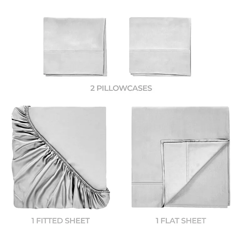 SUPERIOR® Egyptian Cotton Luxury Sateen 700tc Deep Pocket Sheet Set