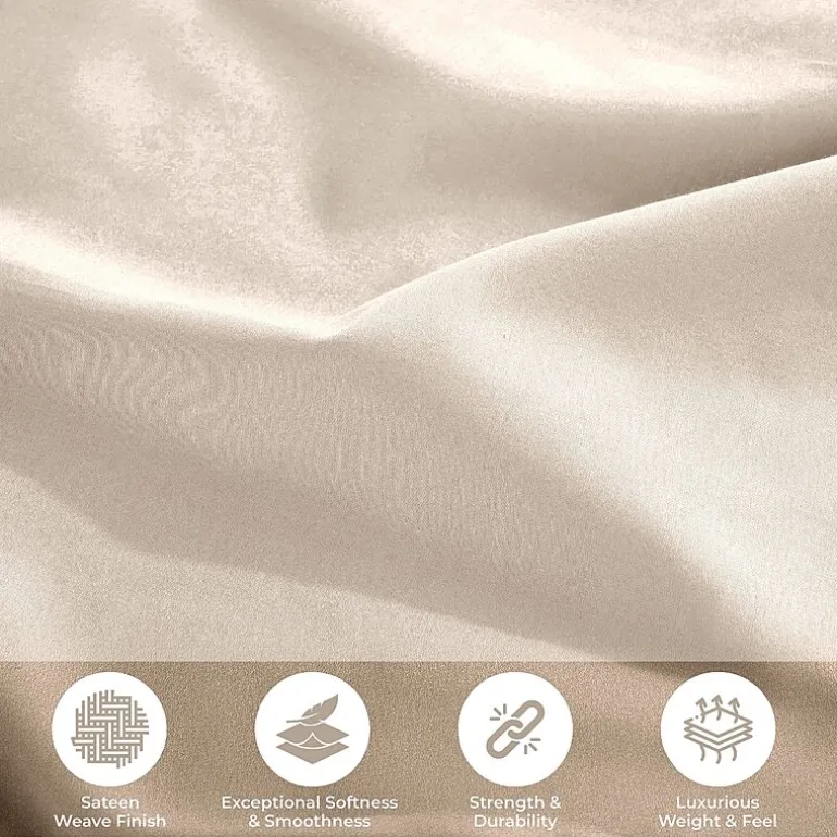 SUPERIOR® Egyptian Cotton Luxury Sateen 700tc Deep Pocket Sheet Set