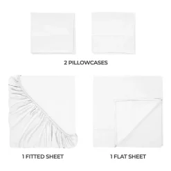 SUPERIOR® Egyptian Cotton Luxury Sateen 700tc Deep Pocket Sheet Set
