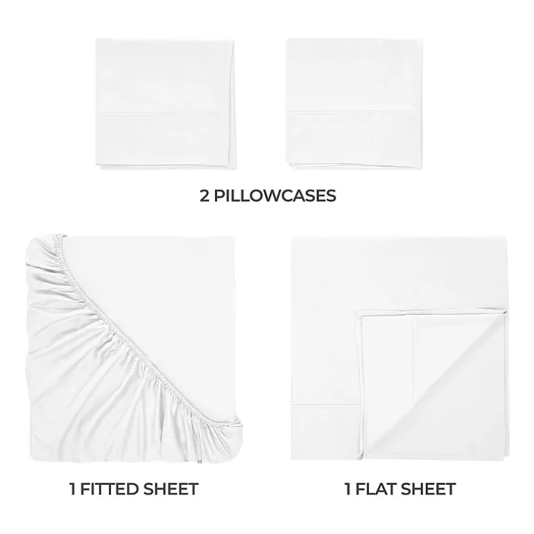 SUPERIOR® Egyptian Cotton Luxury Sateen 700tc Deep Pocket Sheet Set