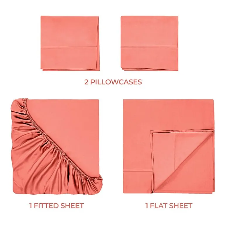 SUPERIOR® Egyptian Cotton Luxury Sateen 700tc Deep Pocket Sheet Set