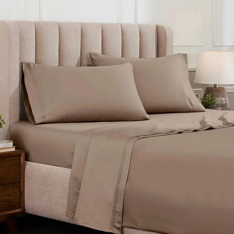 SUPERIOR® Egyptian Cotton Ultra Luxury Sateen 1500tc Deep Pocket Sheet Set