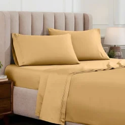 SUPERIOR® Egyptian Cotton Ultra Luxury Sateen 1500tc Deep Pocket Sheet Set