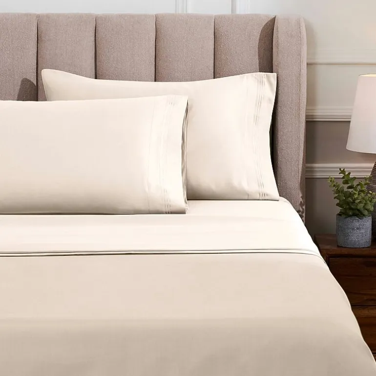 SUPERIOR® Egyptian Cotton Ultra Luxury Sateen 1500tc Deep Pocket Sheet Set