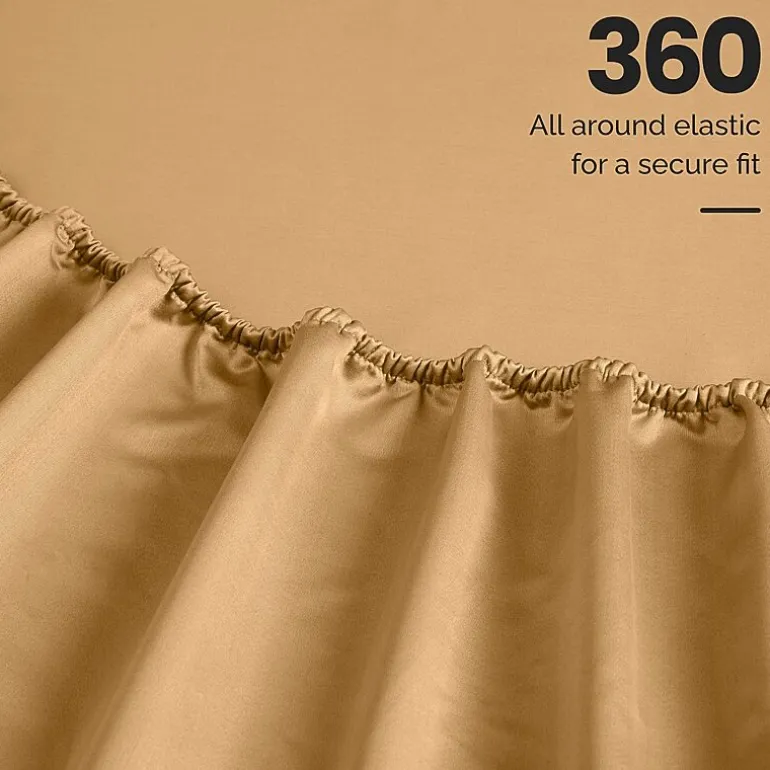 SUPERIOR® Egyptian Cotton Ultra Luxury Sateen 1500tc Deep Pocket Sheet Set