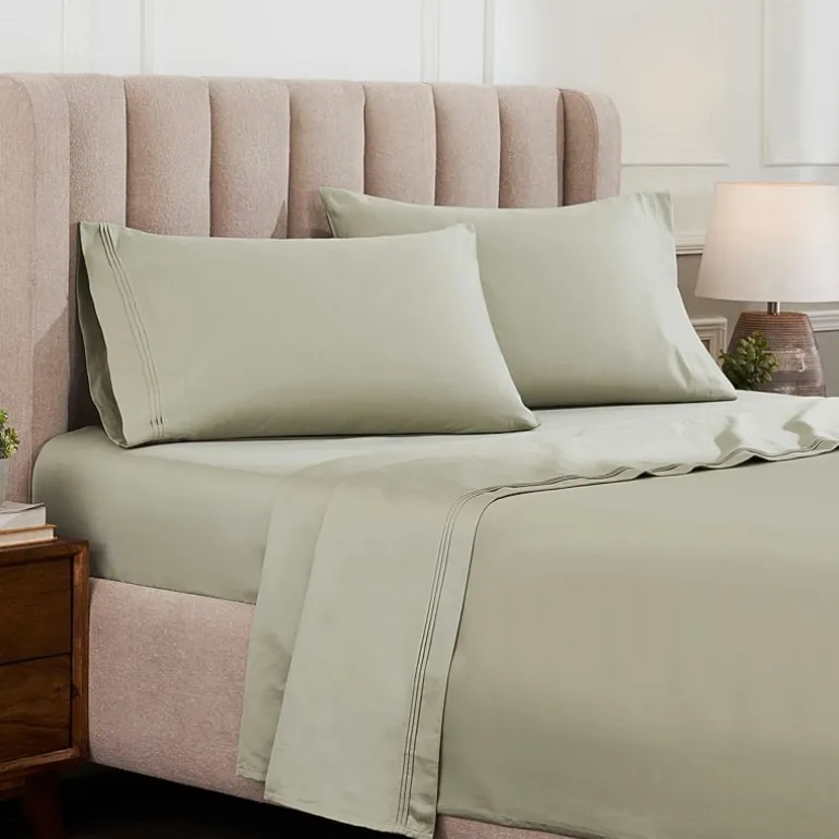 SUPERIOR® Egyptian Cotton Ultra Luxury Sateen 1500tc Deep Pocket Sheet Set