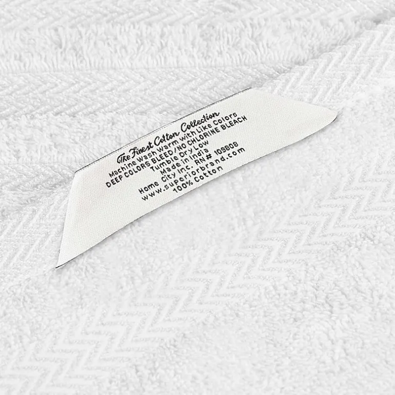 SUPERIOR® Hays Collection | 100% Cotton 3-pc. Quick Dry Solid Bath Towel Set