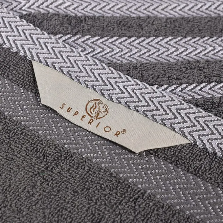 SUPERIOR® Hays Collection | 100% Cotton 3-pc. Quick Dry Solid Bath Towel Set