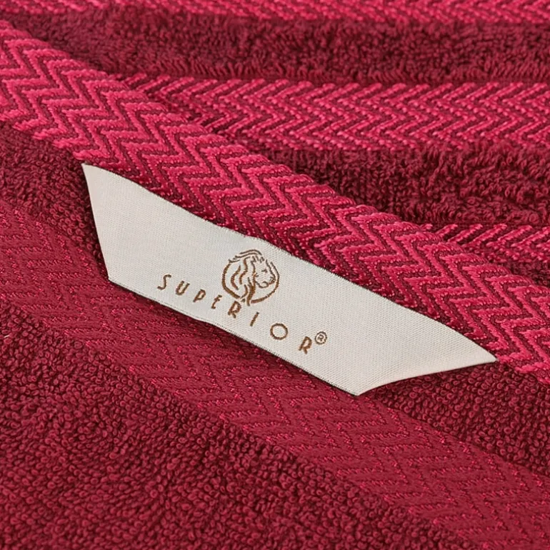 SUPERIOR® Hays Collection | 100% Cotton 3-pc. Quick Dry Solid Bath Towel Set