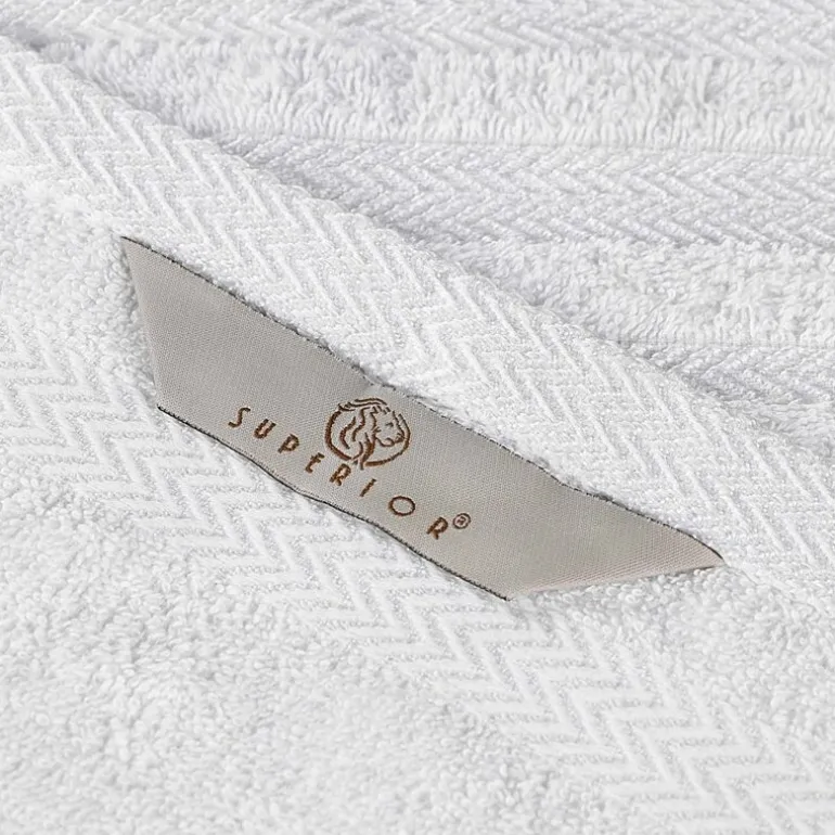 SUPERIOR® Hays Collection | 100% Cotton 3-pc. Quick Dry Solid Bath Towel Set
