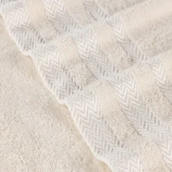 SUPERIOR® Hays Collection | 100% Cotton 3-pc. Quick Dry Solid Bath Towel Set