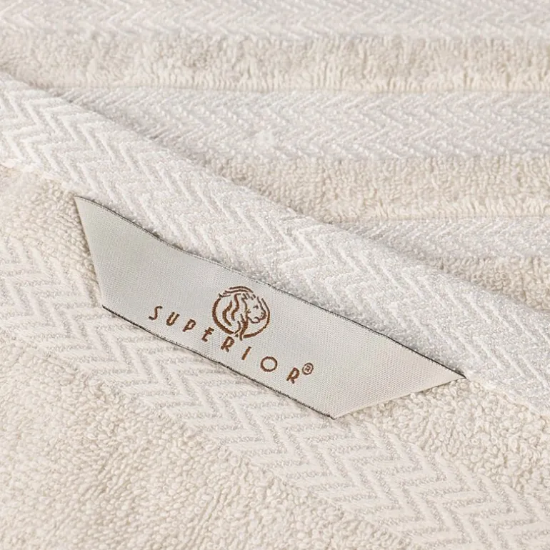 SUPERIOR® Hays Collection | 100% Cotton 3-pc. Quick Dry Solid Bath Towel Set