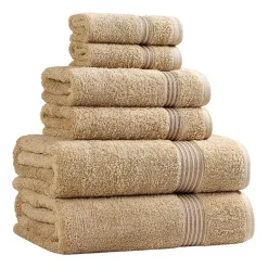 SUPERIOR® Heritage Collection | Luxury Egyptian Cotton 6-pc. Quick Dry Solid Bath Towel Set
