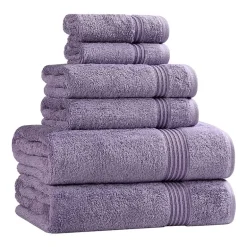 SUPERIOR® Heritage Collection | Luxury Egyptian Cotton 6-pc. Quick Dry Solid Bath Towel Set