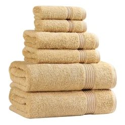 SUPERIOR® Heritage Collection | Luxury Egyptian Cotton 6-pc. Quick Dry Solid Bath Towel Set