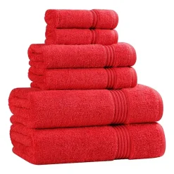 SUPERIOR® Heritage Collection | Luxury Egyptian Cotton 6-pc. Quick Dry Solid Bath Towel Set