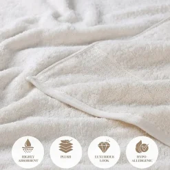 SUPERIOR® Heritage Collection | Luxury Egyptian Cotton 6-pc. Quick Dry Solid Bath Towel Set