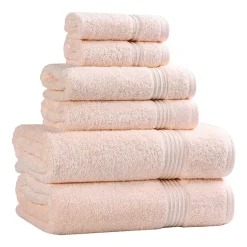 SUPERIOR® Heritage Collection | Luxury Egyptian Cotton 6-pc. Quick Dry Solid Bath Towel Set