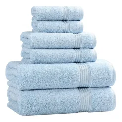 SUPERIOR® Heritage Collection | Luxury Egyptian Cotton 6-pc. Quick Dry Solid Bath Towel Set