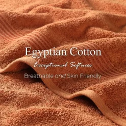 SUPERIOR® Heritage Collection | Luxury Egyptian Cotton 6-pc. Quick Dry Solid Bath Towel Set