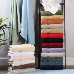 SUPERIOR® Heritage Collection | Luxury Egyptian Cotton 12-pc. Quick Dry Solid Bath Towel Set