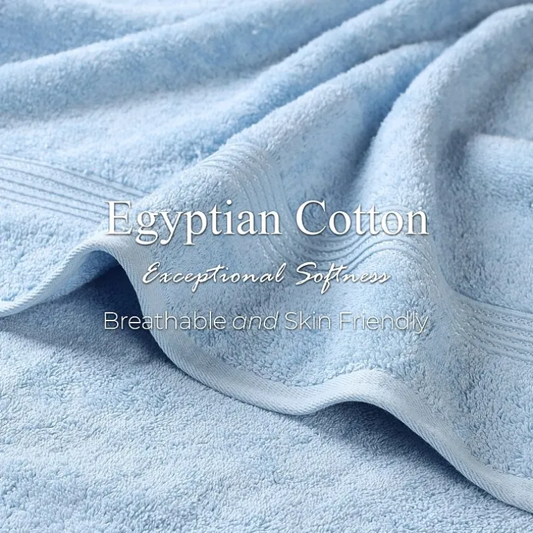 SUPERIOR® Heritage Collection | Luxury Egyptian Cotton 12-pc. Quick Dry Solid Bath Towel Set