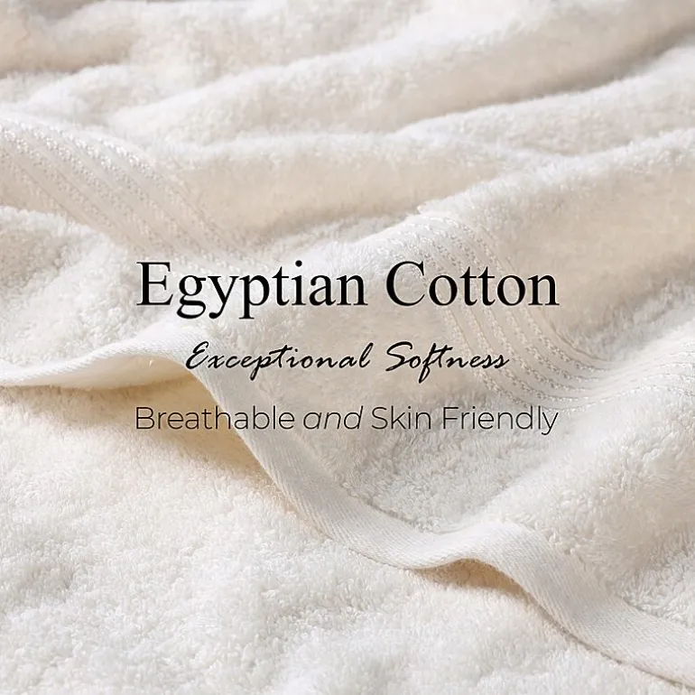 SUPERIOR® Heritage Collection | Luxury Egyptian Cotton 12-pc. Quick Dry Solid Bath Towel Set