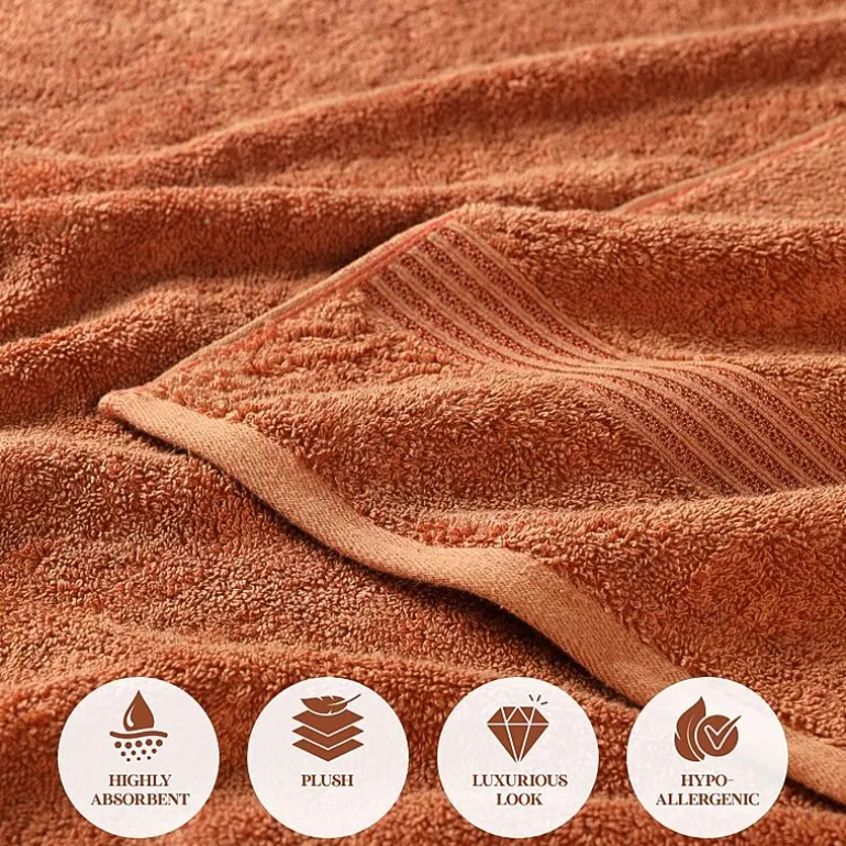 SUPERIOR® Heritage Collection | Luxury Egyptian Cotton 12-pc. Quick Dry Solid Bath Towel Set