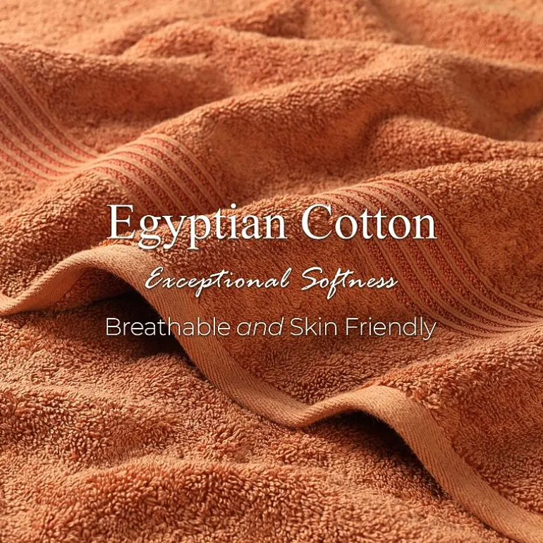 SUPERIOR® Heritage Collection | Luxury Egyptian Cotton 12-pc. Quick Dry Solid Bath Towel Set