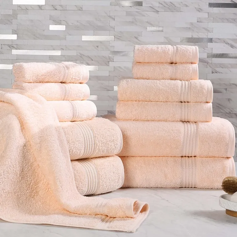 SUPERIOR® Heritage Collection | Luxury Egyptian Cotton 12-pc. Quick Dry Solid Bath Towel Set