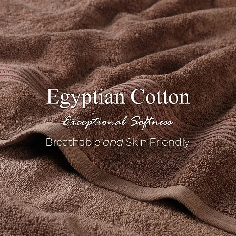 SUPERIOR® Heritage Collection | Luxury Egyptian Cotton 12-pc. Quick Dry Solid Bath Towel Set