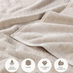 SUPERIOR® Heritage Collection | Luxury Egyptian Cotton 12-pc. Quick Dry Solid Bath Towel Set
