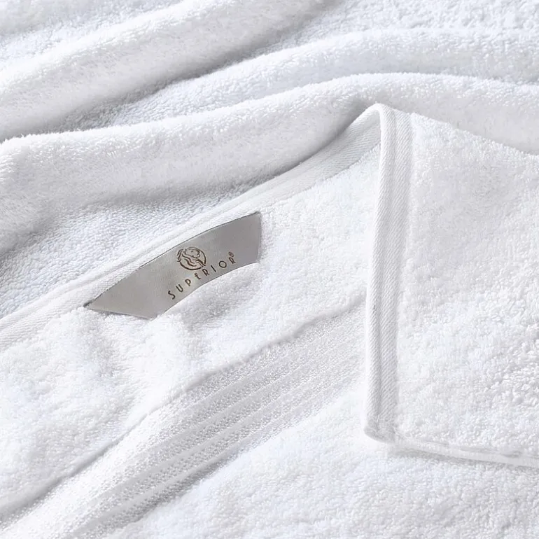 SUPERIOR® Heritage Collection | Luxury Egyptian Cotton 12-pc. Quick Dry Solid Bath Towel Set