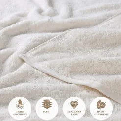 SUPERIOR® Heritage Collection | Luxury Egyptian Cotton 12-pc. Quick Dry Solid Bath Towel Set