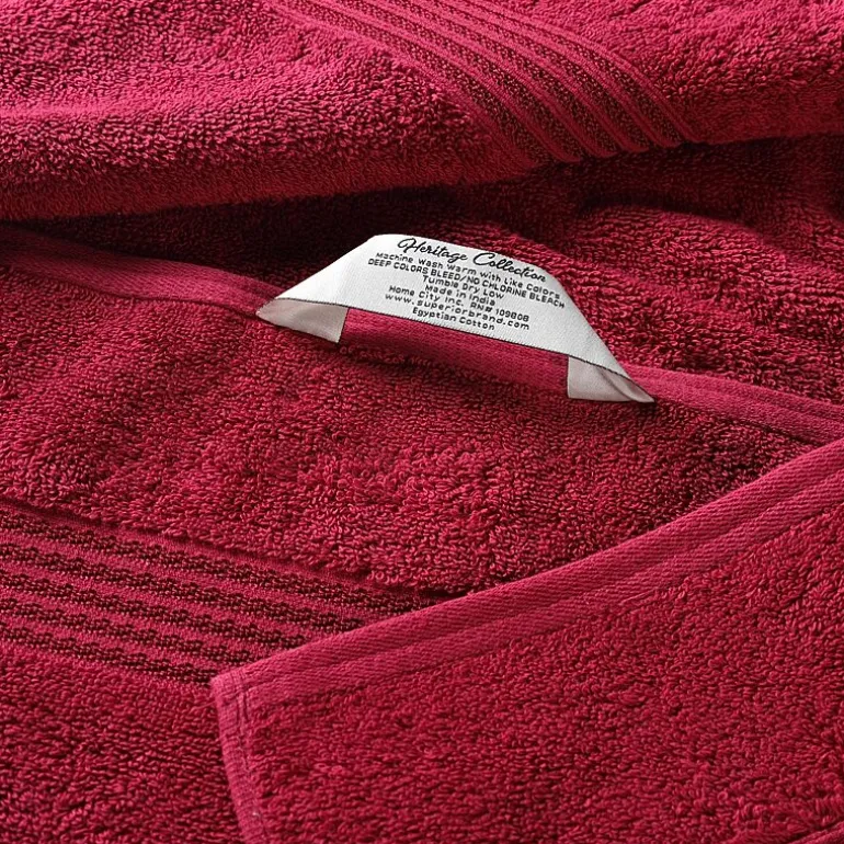 SUPERIOR® Heritage Collection | Luxury Egyptian Cotton 12-pc. Quick Dry Solid Bath Towel Set