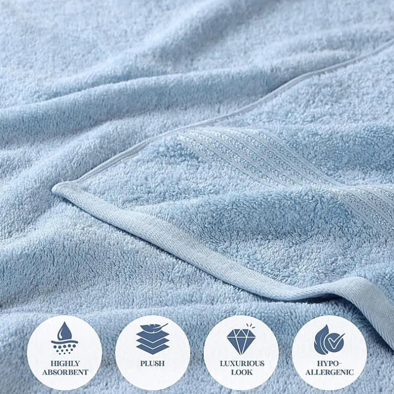 SUPERIOR® Heritage Collection | Luxury Egyptian Cotton 12-pc. Quick Dry Solid Bath Towel Set